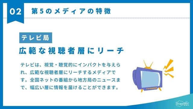 テレビの特徴＿インフォグラッフィック